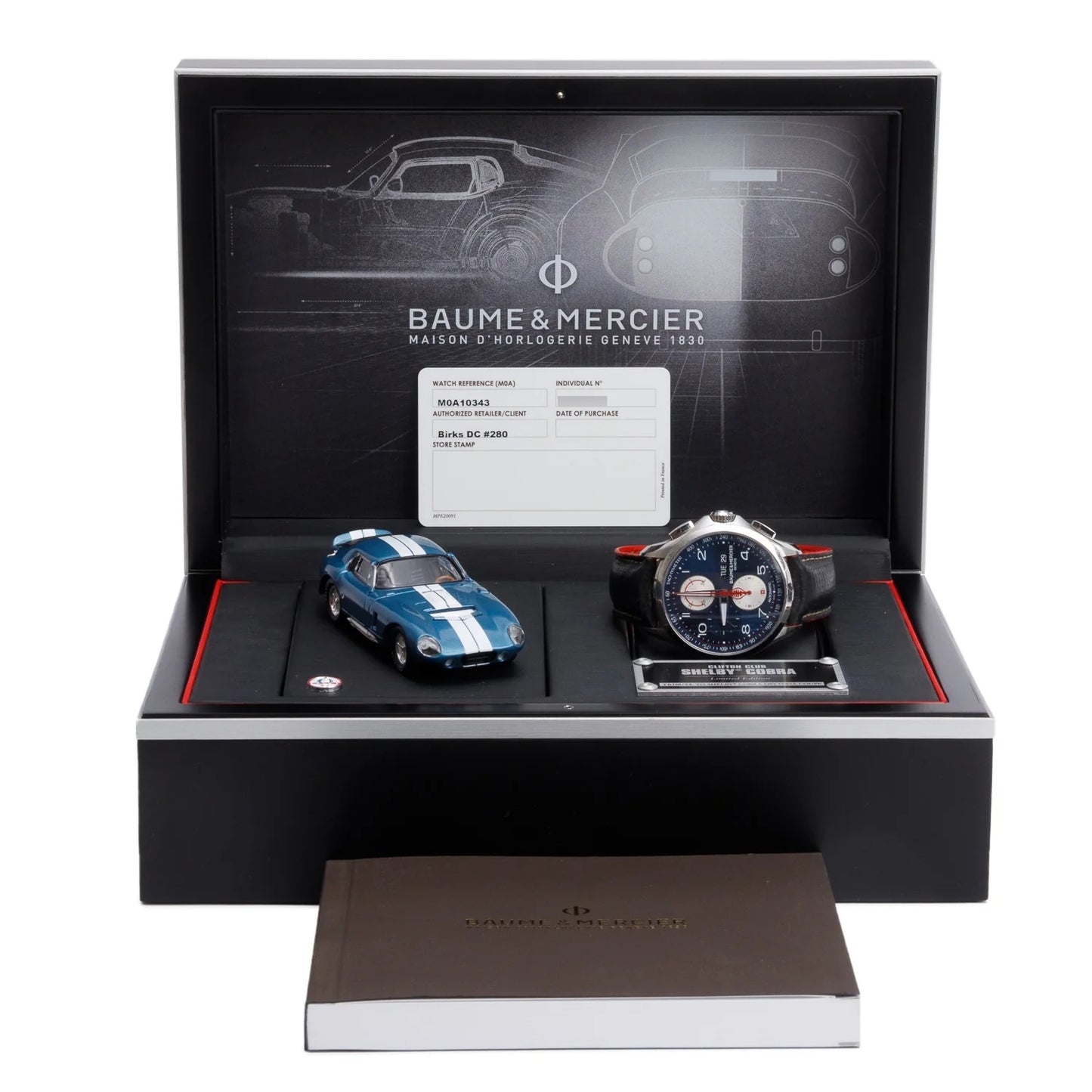 BAUME & MERCIER Mod. CLIFTON - SHELBY COBRA EDITION Chrono Automatic - MOA10343