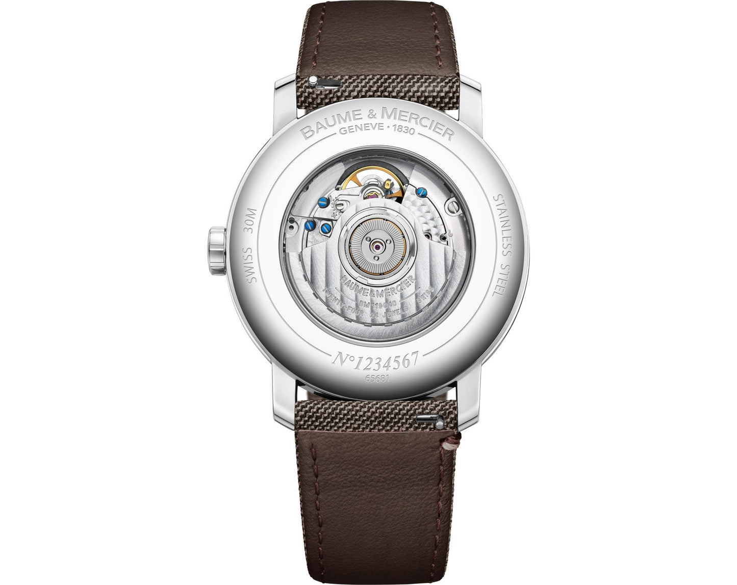 BAUME & MERCIER Mod. CLASSIMA SPECIAL EDITION - Open Balance + Extra strap - MOA10718