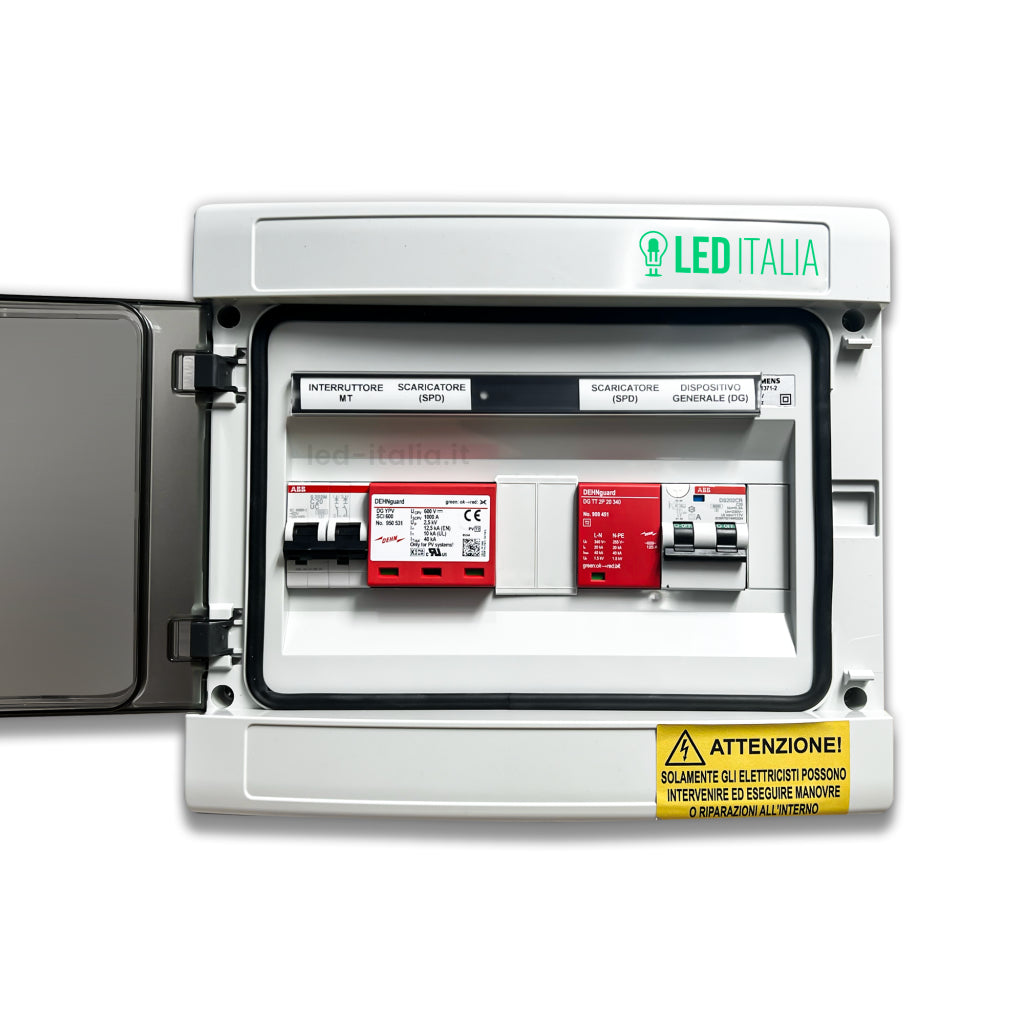 Kit Fotovoltaico Monofase Deye 3kW senza Accumulo con 9 Pannelli 440W (3.87kW) e Quadro AC/DC