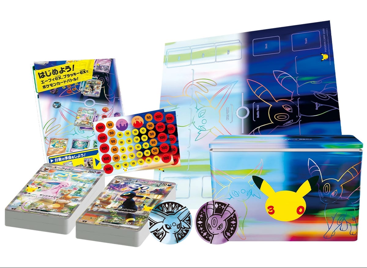 Pokémon 30th Anniversary Premium Deck Set Espeon & Umbreon (JAP) - Sealed